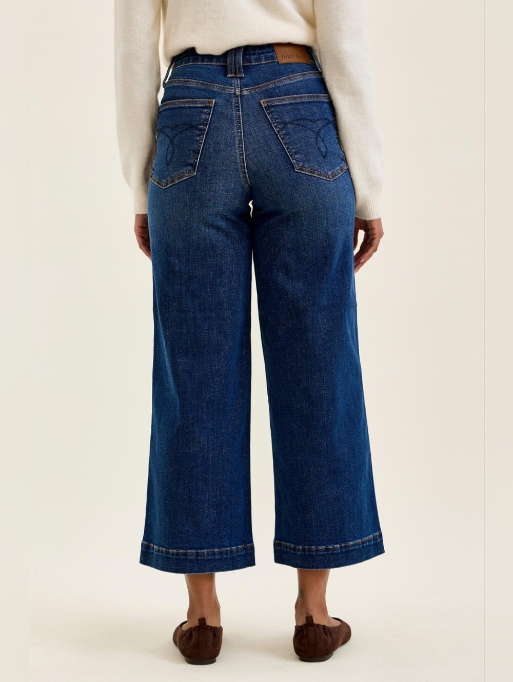 Judy Blue High Waist T.C. Claudia Ankle Wide Jeans - Picture 3 of 6